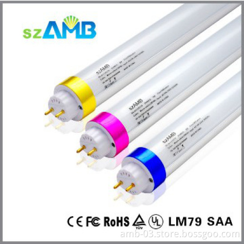 TUV / ETL / SGS / CE / RoHS certified T8 LED tube 18w 1200mm
